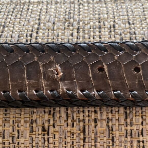 Snakeskin (?) handmade belt - Picture 8 of 8